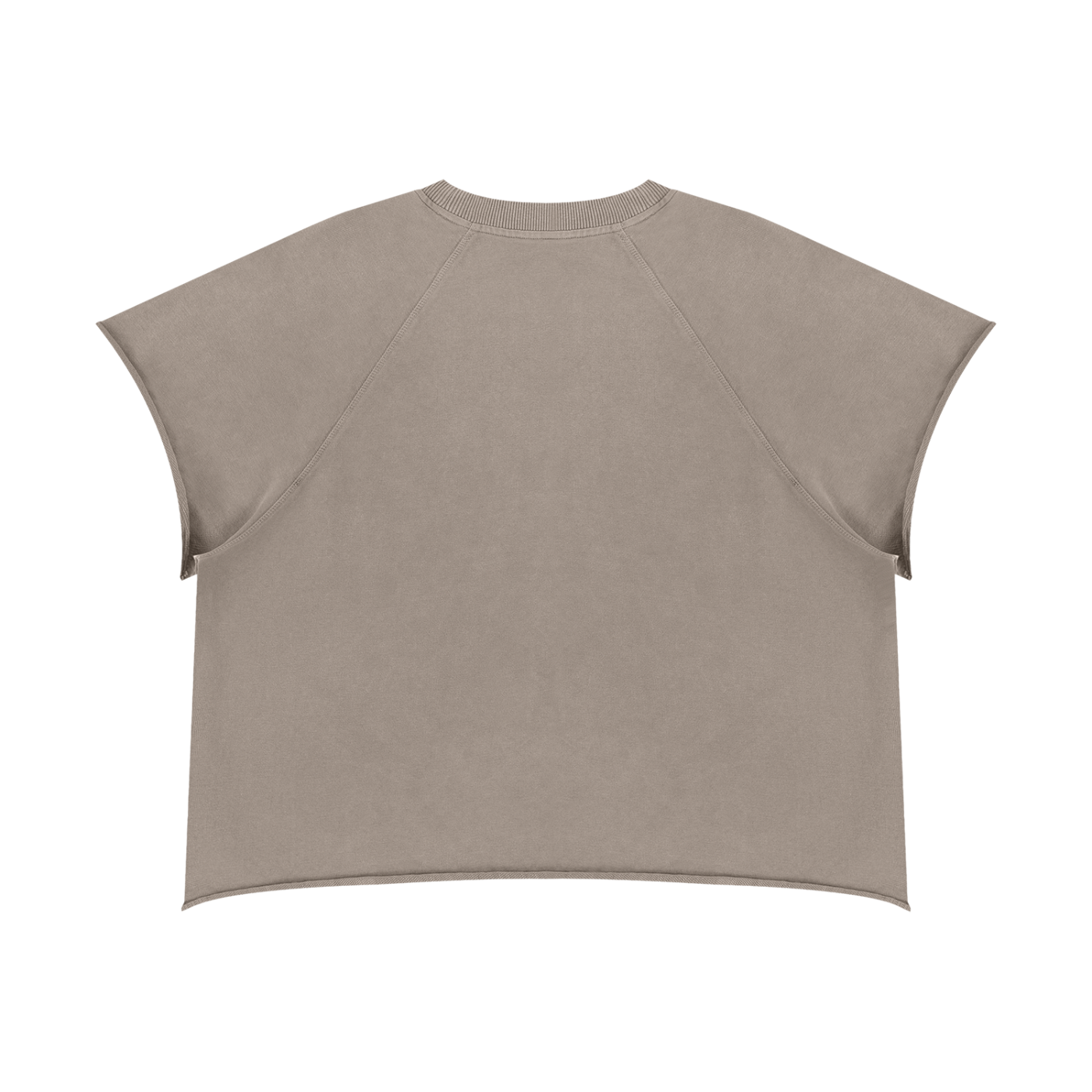 Vintage Wash Raw Edge T-Shirt