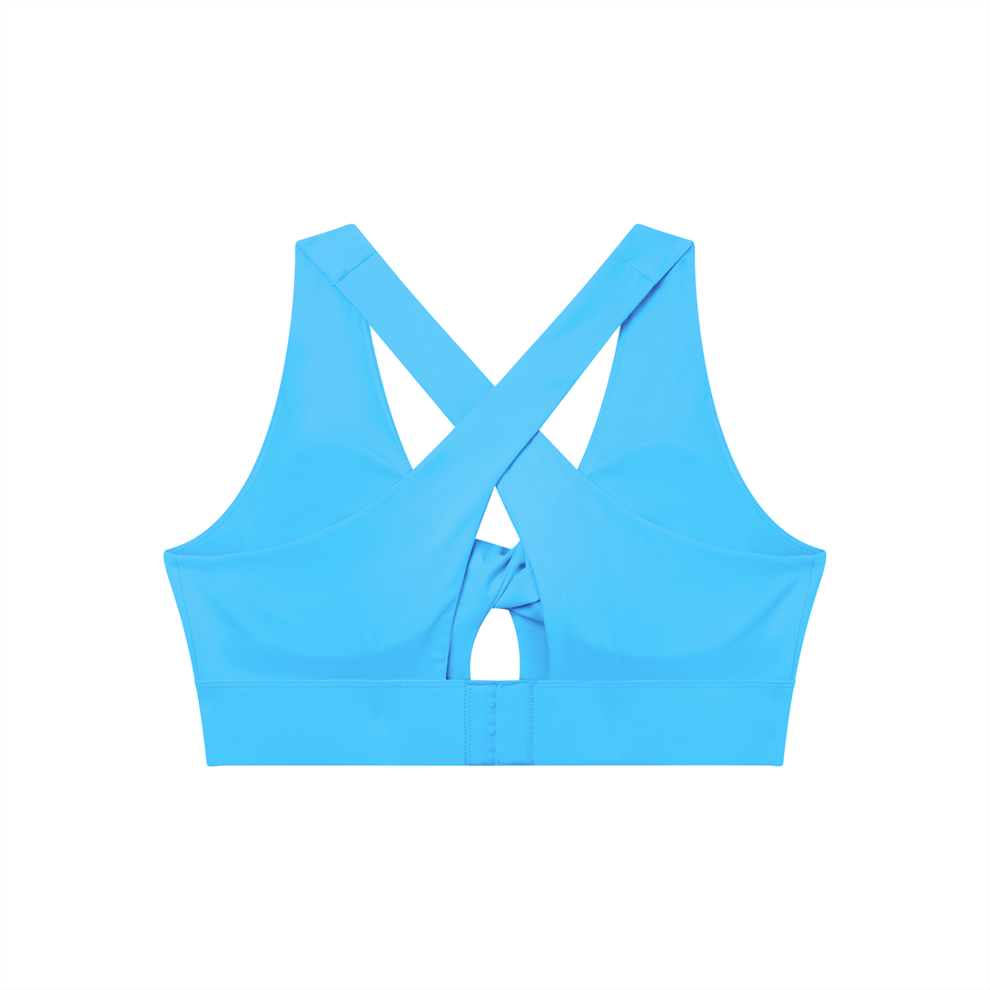 Twist Front V-Neck Sports Bra