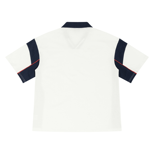 Boxy Color Block Polo Shirt