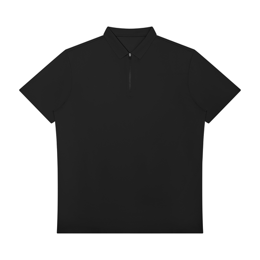 Quarter-Zip Performance Polo Shirt