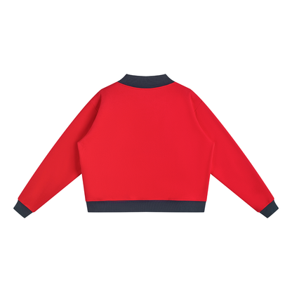 Mock Neck Crewneck Sweatshirt