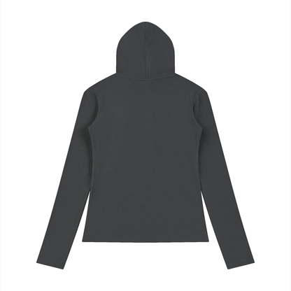 Slim Half-Button Hoodie