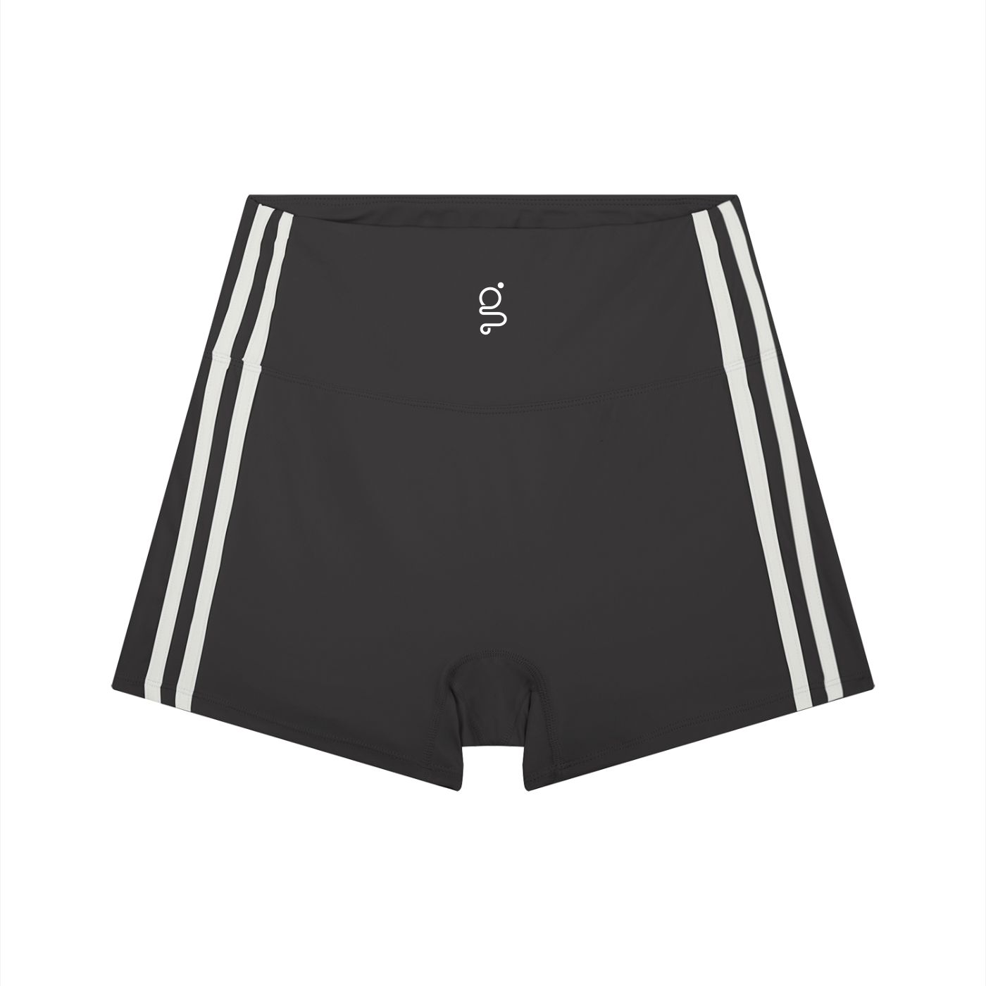 High-Waist Color Block Yoga Shorts