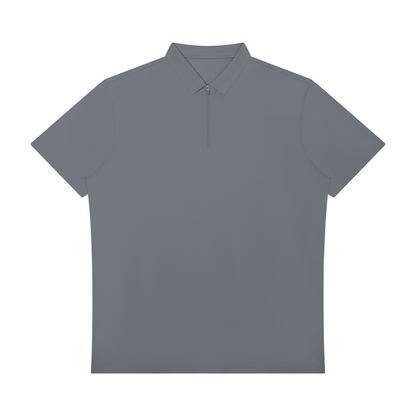Quarter-Zip Performance Polo Shirt
