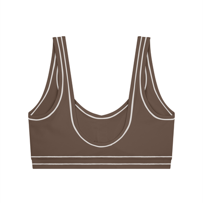 Topstitching Yoga Sports Bra
