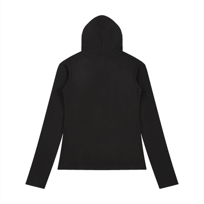 Slim Half-Button Hoodie