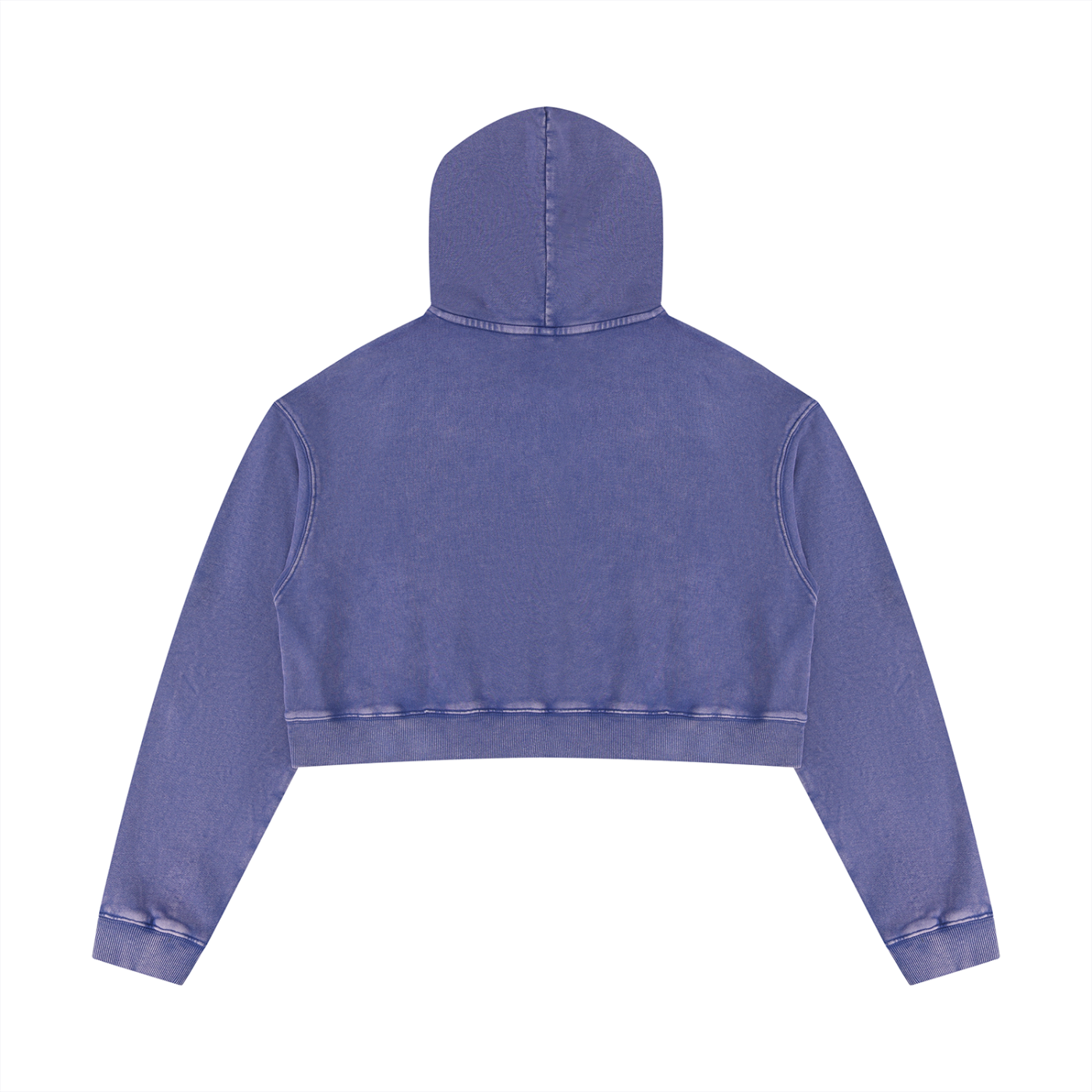 Mineral Washed Crop Hoodie