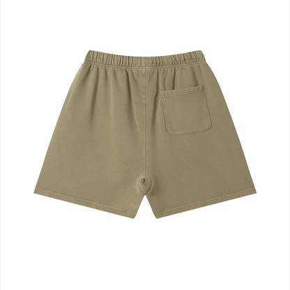 Vintage Wash Cotton Shorts