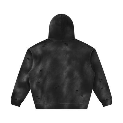 Sunfade Frayed Fleece Hoodie