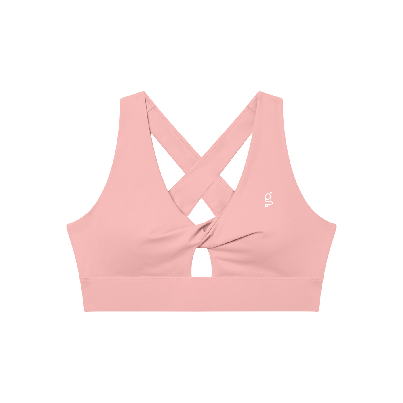 Twist Front V-Neck Sports Bra