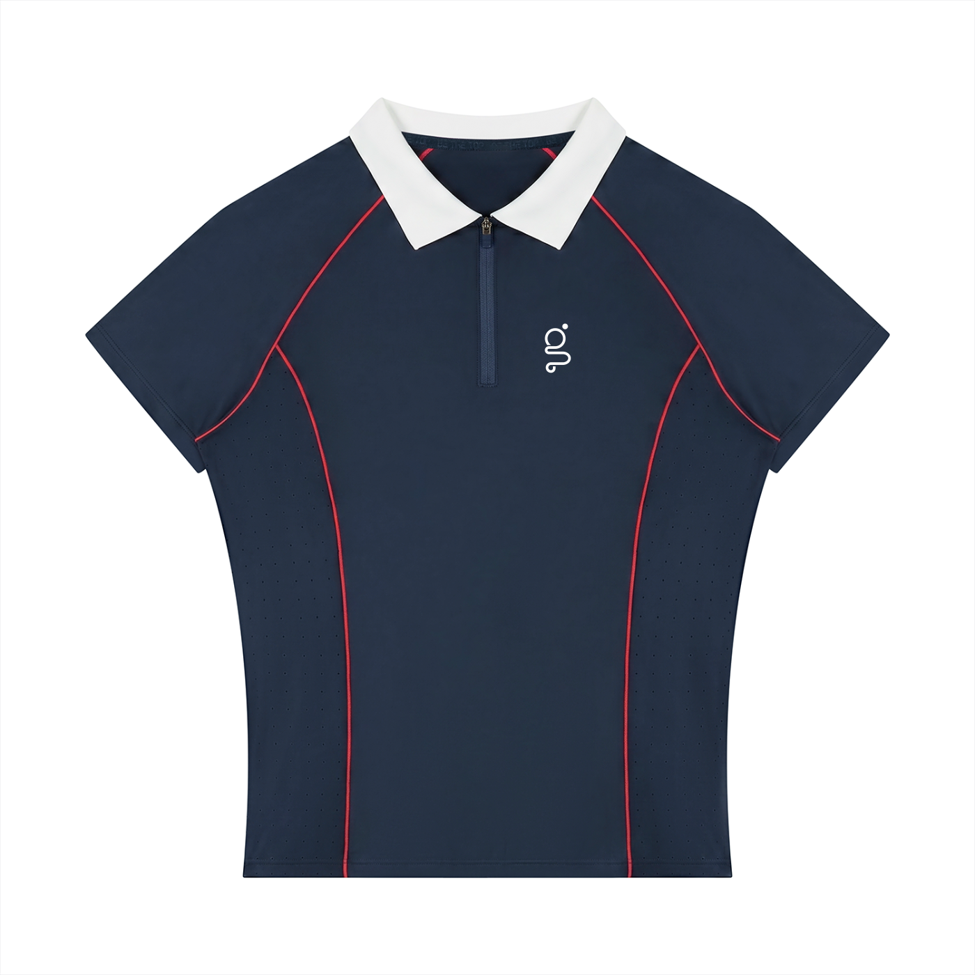 Slim Fit Quarter-Zip Polo Shirt