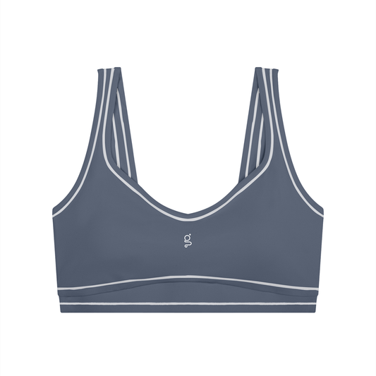 Topstitching Yoga Sports Bra