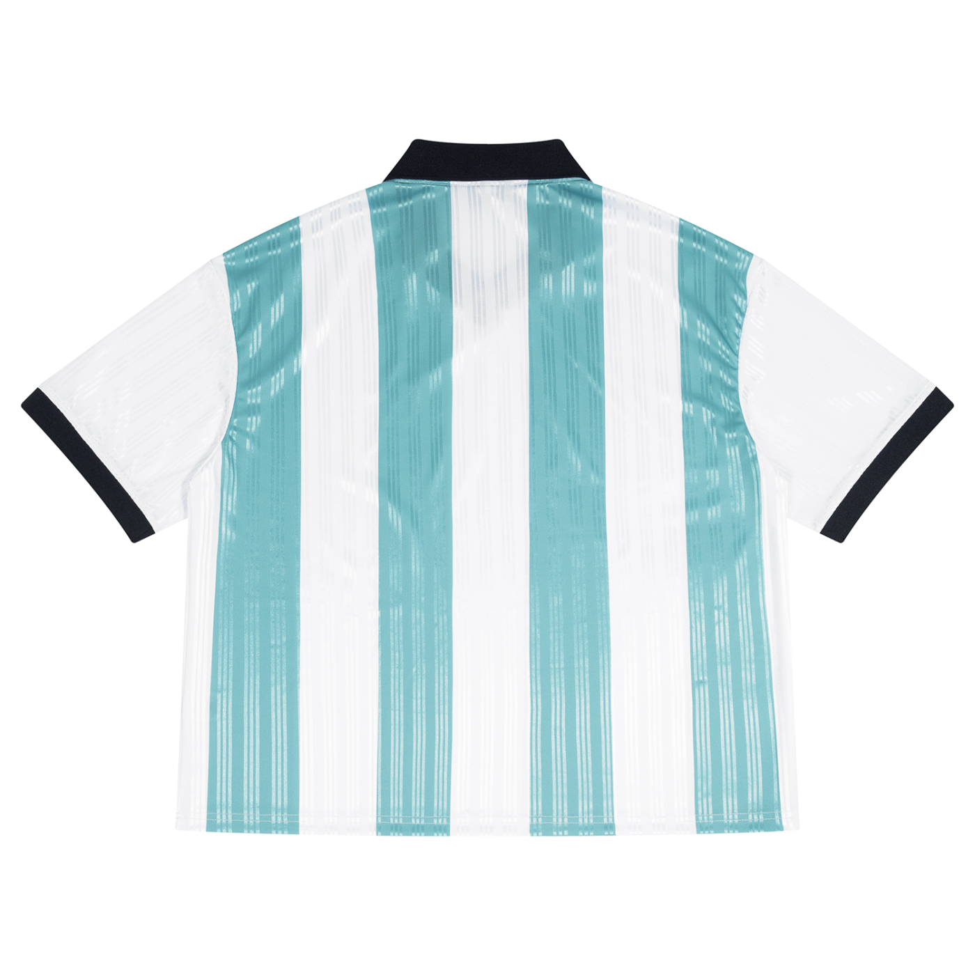 Boxy Striped Collared Soccer Jersey