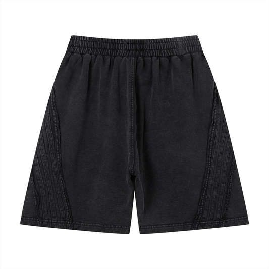 Vintage Wash Raw Edge Shorts