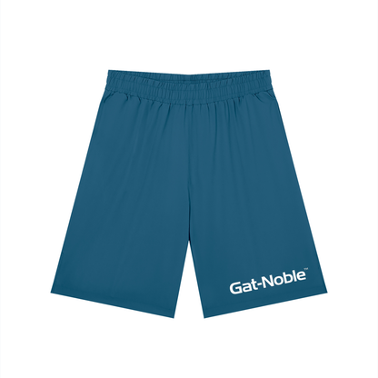 Solid Elastic Waist Shorts