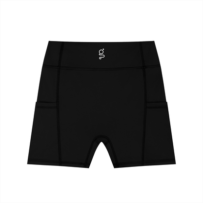 High-Waisted Pocket Biker Shorts