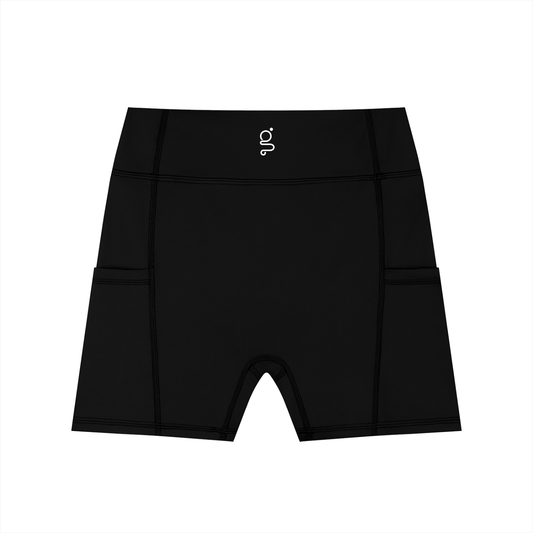 High-Waisted Pocket Biker Shorts