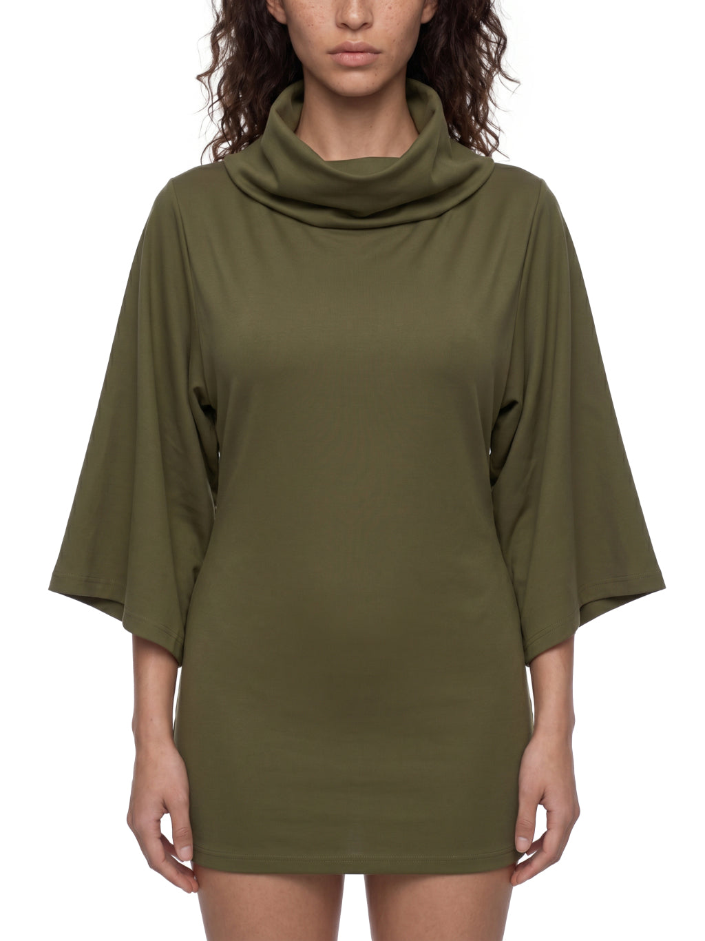 Turtleneck Batwing T-Shirt