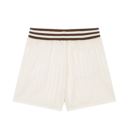 Striped Drawstring Shorts
