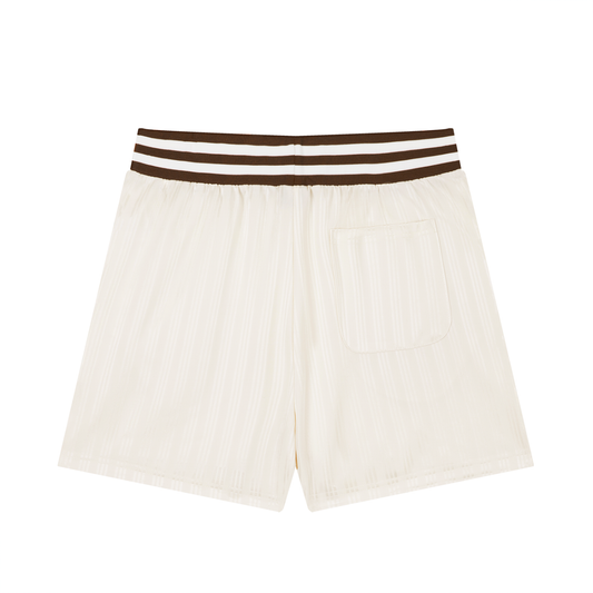 Striped Drawstring Shorts