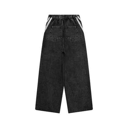 Kid's Vintage Wash Side Stripe Jeans