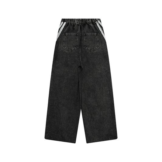 Kid's Vintage Wash Side Stripe Jeans