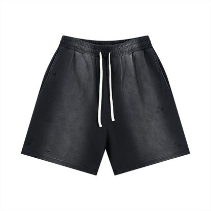 Sun Fade Distressed Shorts