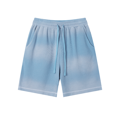 Sunfade Waffle Raw Hem Shorts