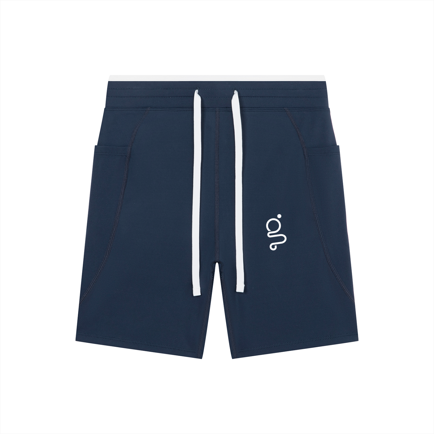 High Rise Color Block Yoga Shorts