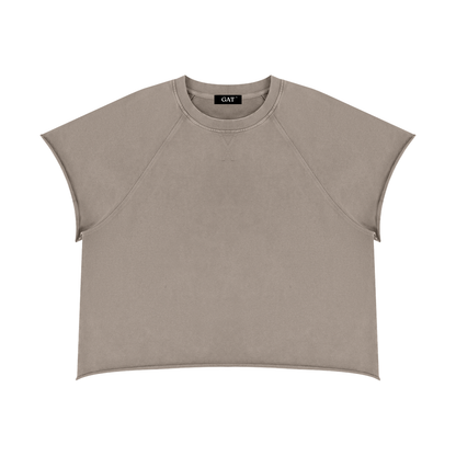 Vintage Wash Raw Edge T-Shirt