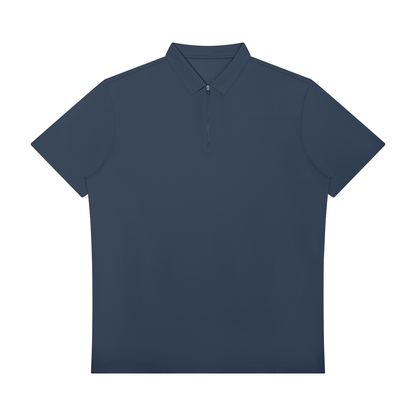 Quarter-Zip Performance Polo Shirt