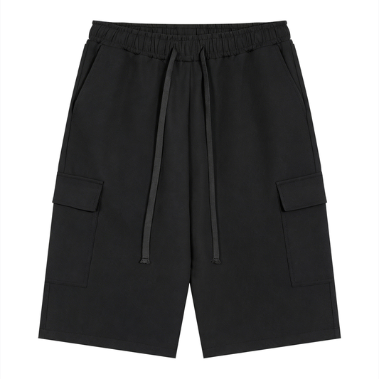 Drawstring Cargo Shorts