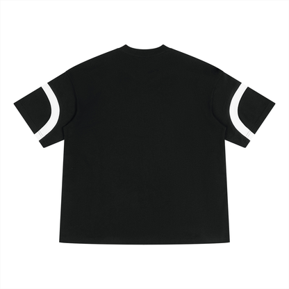 Color Block V-Neck T-Shirt
