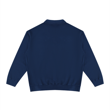 Vintage Wash Collared Sweatshirt
