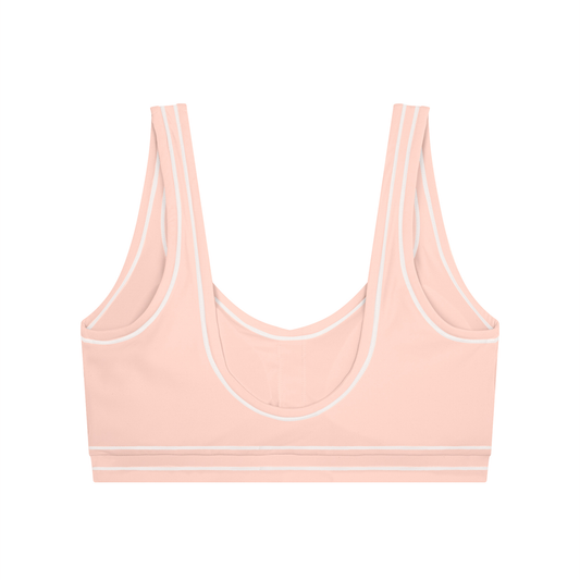 Topstitching Yoga Sports Bra