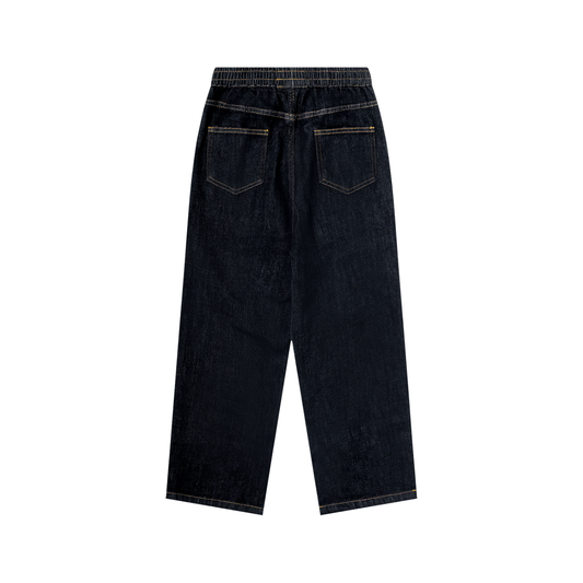 Kid's Straight Leg Elastic Waist Jeans