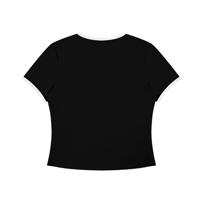 Color Block Crop T-Shirt