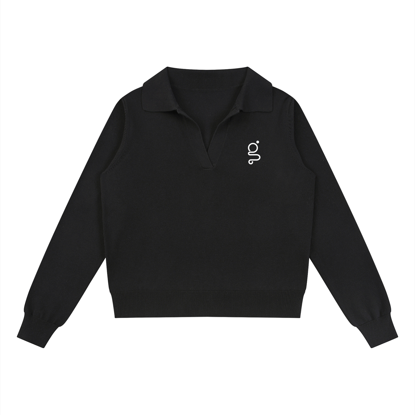 Collared Pullover Knit Sweater