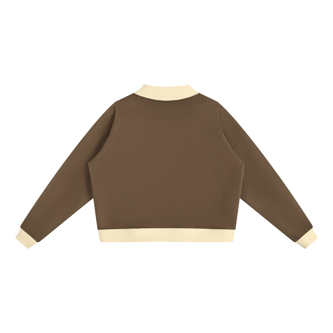 Mock Neck Crewneck Sweatshirt