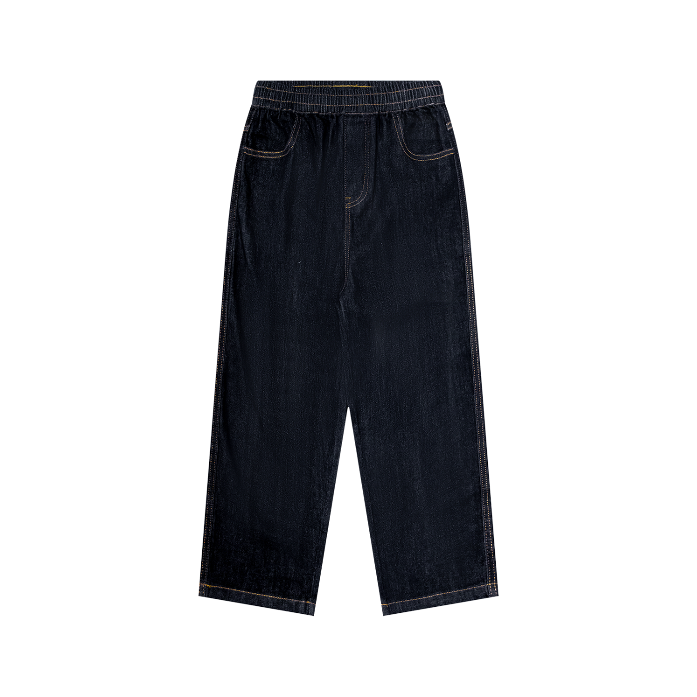 Kid's Straight Leg Elastic Waist Jeans