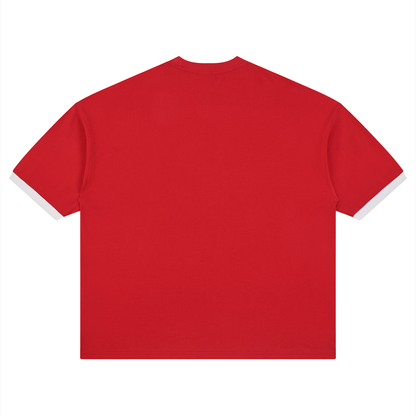 Color Block Drop Shoulder T-Shirt