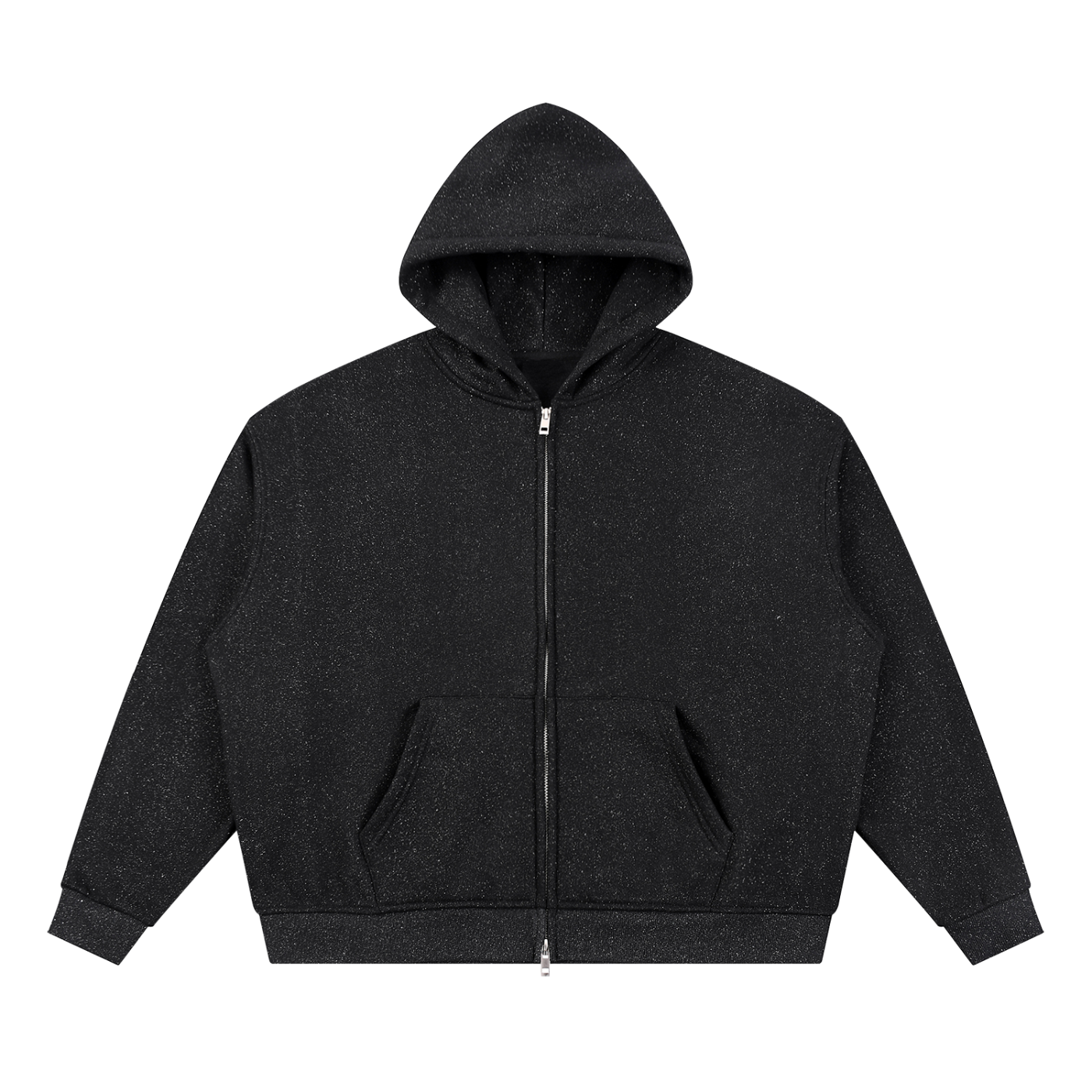 Sparkles Full Zip Boxy Hoodie