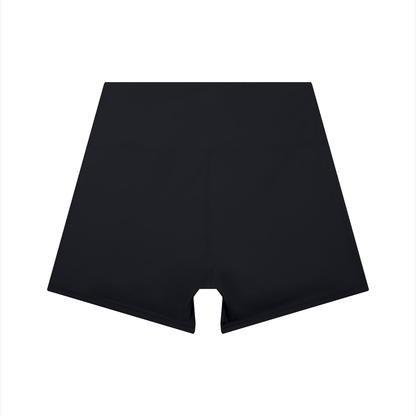 High-Waist Color Block Yoga Shorts