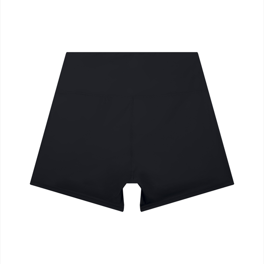 High-Waist Color Block Yoga Shorts