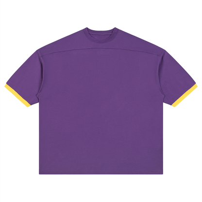 Color Block Drop Shoulder T-Shirt