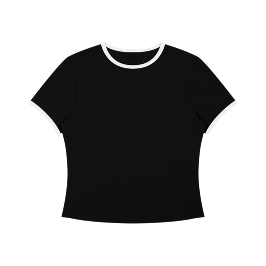 Color Block Crop T-Shirt