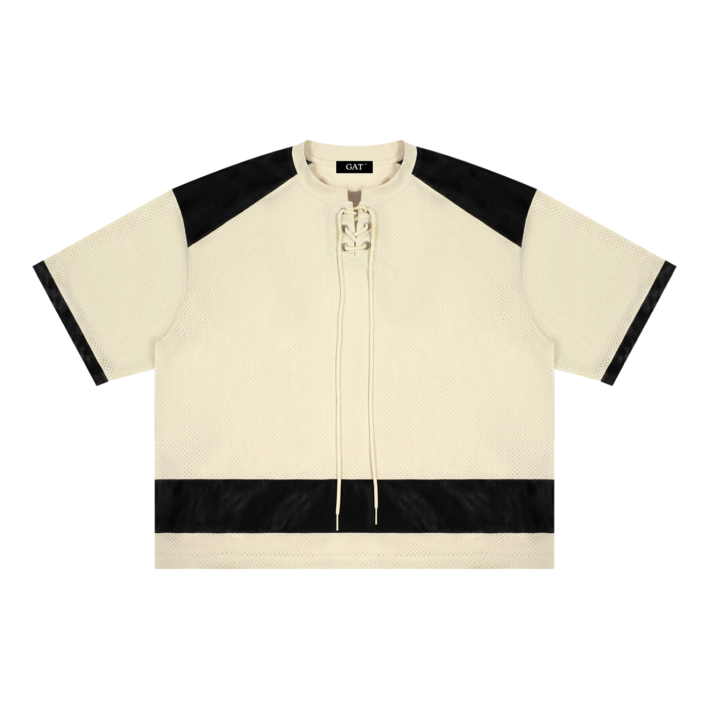 Raglan Sleeve Mesh Boxy T-Shirt