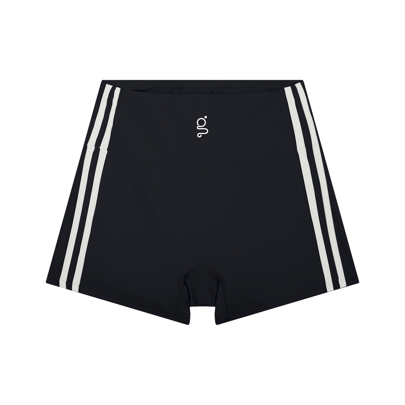 High-Waist Color Block Yoga Shorts
