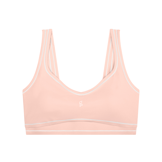 Topstitching Yoga Sports Bra