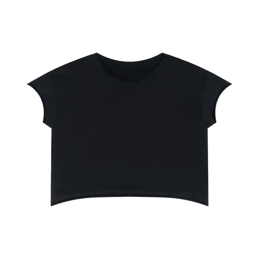 Heavyweight Boxy Raw Edge T-Shirt